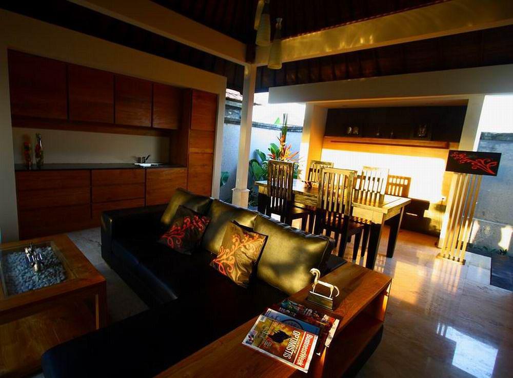 Bali Nyuh Gading Villas Kerobokan Restaurace fotografie